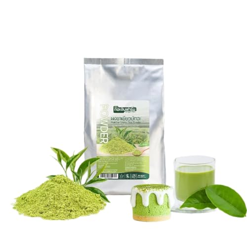 กอเงิน Instant Matcha Green Tea Powder | Authentic Japanese Ceremonial Grade | Organic & All-Natural | Unsweetened, Vegan & Gluten-Free (500g)