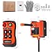 4 Channel Button Wireless Crane Remote Control Kit 12V 24V Radio Transmitter and Receiver for Electric Chain Hoist Lift Winch Overhead Crane Remote Controller