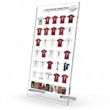 YUNLIJIA World Cup Football 2026 Desk Ornament Ronaldo Gifts For Boys For Footbal Fans, Men Or Women Colleagues Football Gifts Accessories Decorations For Home Office Bookshelf Fairy Garden Decor