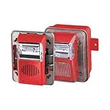 Gentex WGEC24-75WR 24VDC Outdoor Horn & Strobe Combination Kit - Red Faceplate