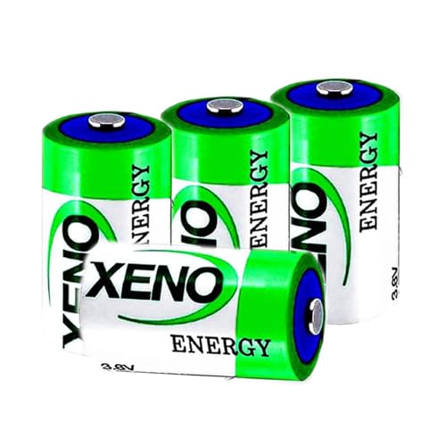 LCCJYHJFFHH «4 Pack» 19000mAh 3.6V XL-205F D Std Lithium Thionyl Chloride Battery for Xeno Energy Lithium Battery XL-205F Battery