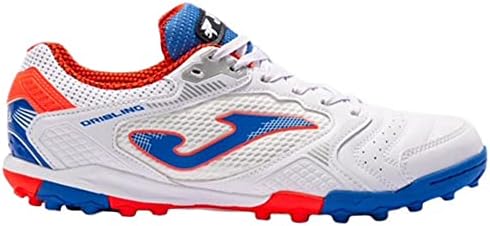 Joma Dribling Adult Turf Soccer Shoe White/Red-8.5