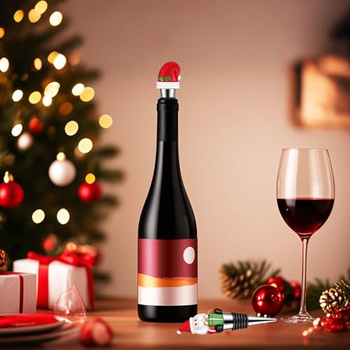 Tapón de vacío sellado para evitar que el vino pierda gas o sabor en las fiestas de Navidad 8