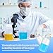 Tatuo 6 Pcs 16oz 500ml Plastic Sample Bottles 250ml Wide Mouth Reagent Bottle Water Sample Bottle Lab Plastic Bottles with Lids PP for Laboratories (Clear)