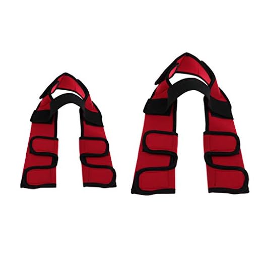 NON 2 Piezas Soporte Perros Corsé Correa Delantero Articulación de Rodilla M/L