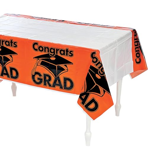 Felicidades Grad - Mantel de plástico (naranja)