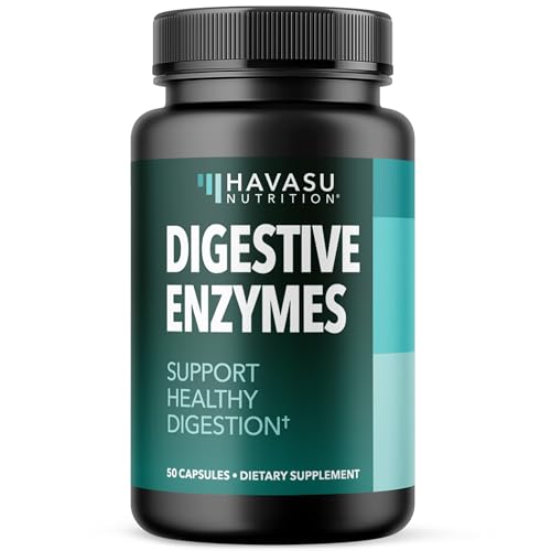 Pancreatic Enzymes Capsules for Digestive Health Support, 50 Servings
