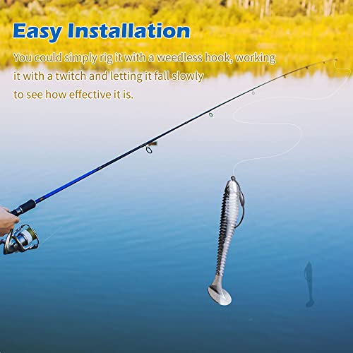 image for Bombrooster Paddle Tail Swimbaits, 3.75