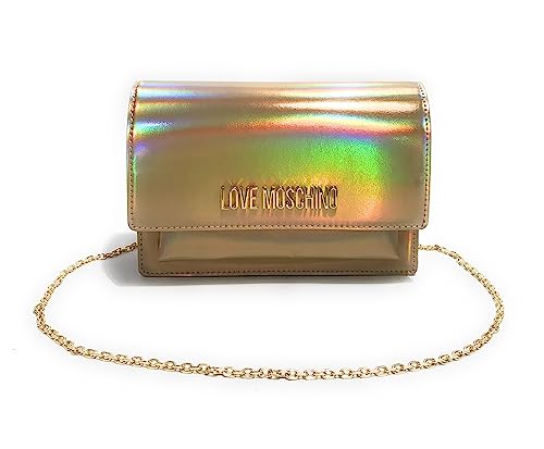 Love Moschino Damen Schultertasche, Platino