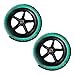 Colaxi 1 Pair Balance Bike Replacement Wheels Lightweight Nonslip Bicycling Repairing Maintenance Birthday Gift Toys Non Inflatable, Green