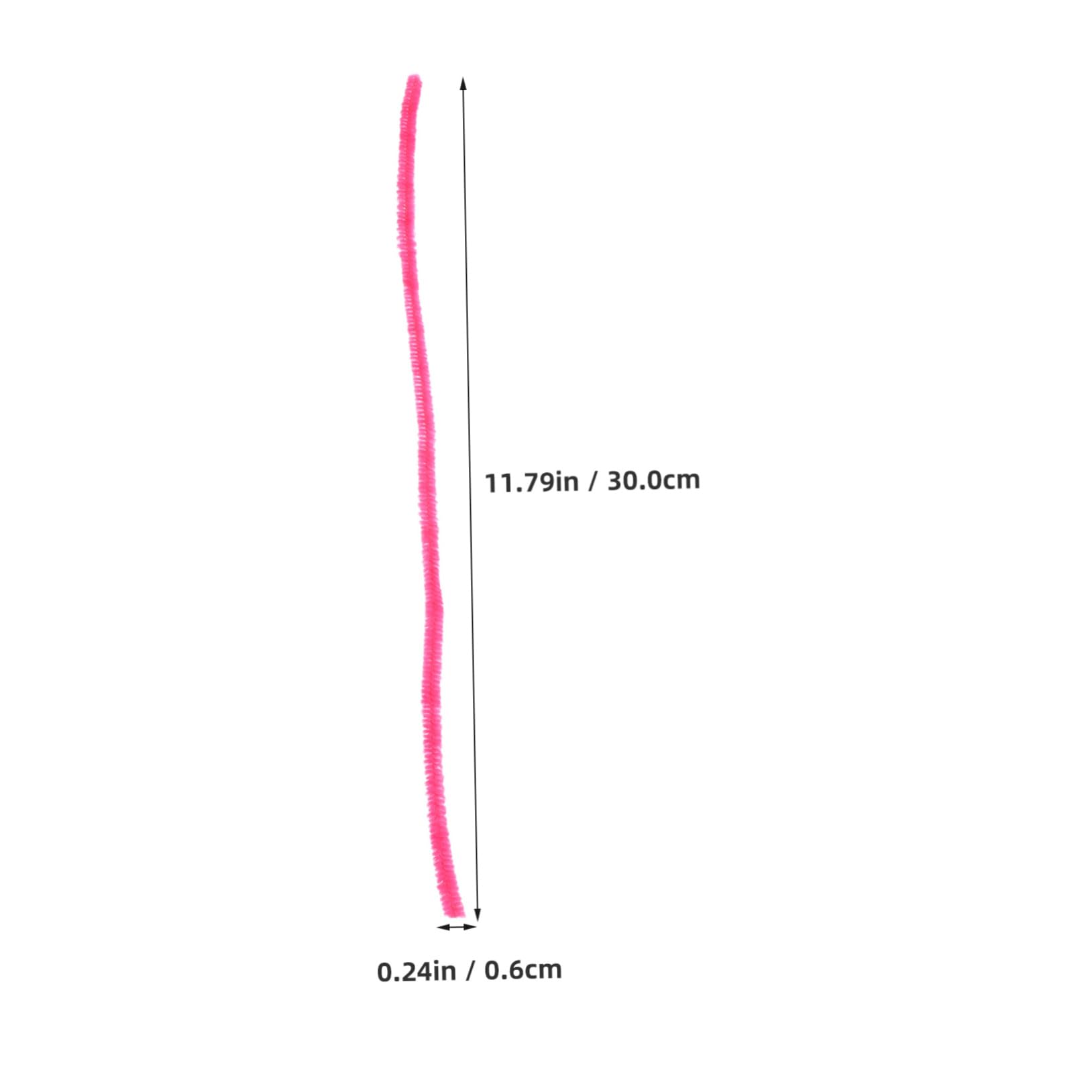 LALAFINA 100pcs Plush Fabric Cleaners Craft Tools Christmas Tree Cleaner Sticks for Boys and Girls' Art Craft