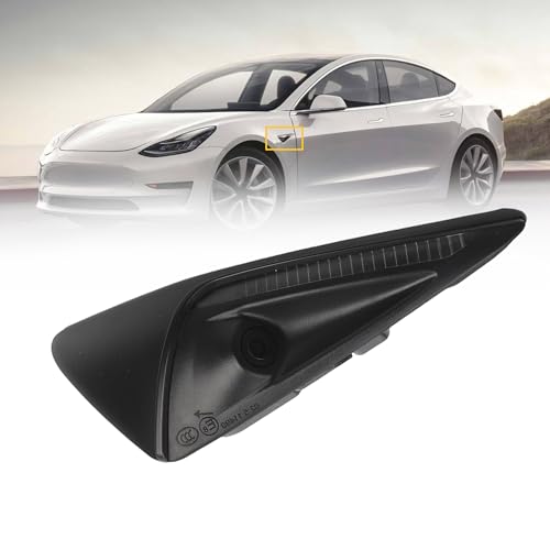Image of Dasbecan Front Fender Camera Compatible with Tesla | for Tesla Model 3 2017-2023 Model Y 2020-2025 Repeater Camera Left Driver Side Replace# 1125106-50-J 1125106-50-G