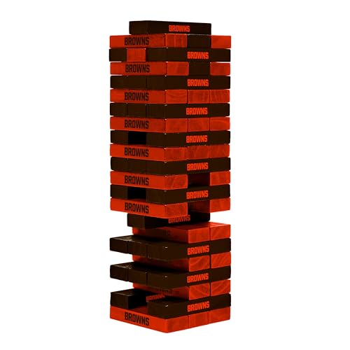 Wild Sports NFL Cleveland Browns Table Top Stackers 3" x 1" x .5", Team Color