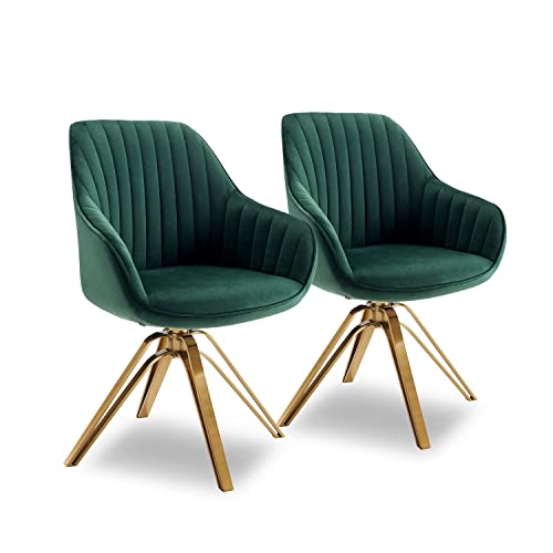 通用 Zouron 360° drehbarer Polsterstuhl mit Armlehne, 2er Set...