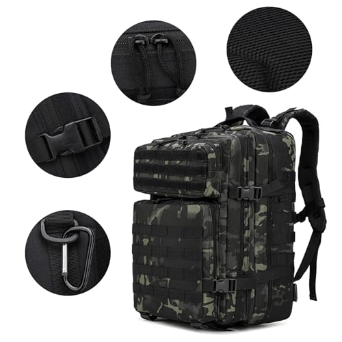 Sac à dos tactique pour randonnée et ordinateur 50L