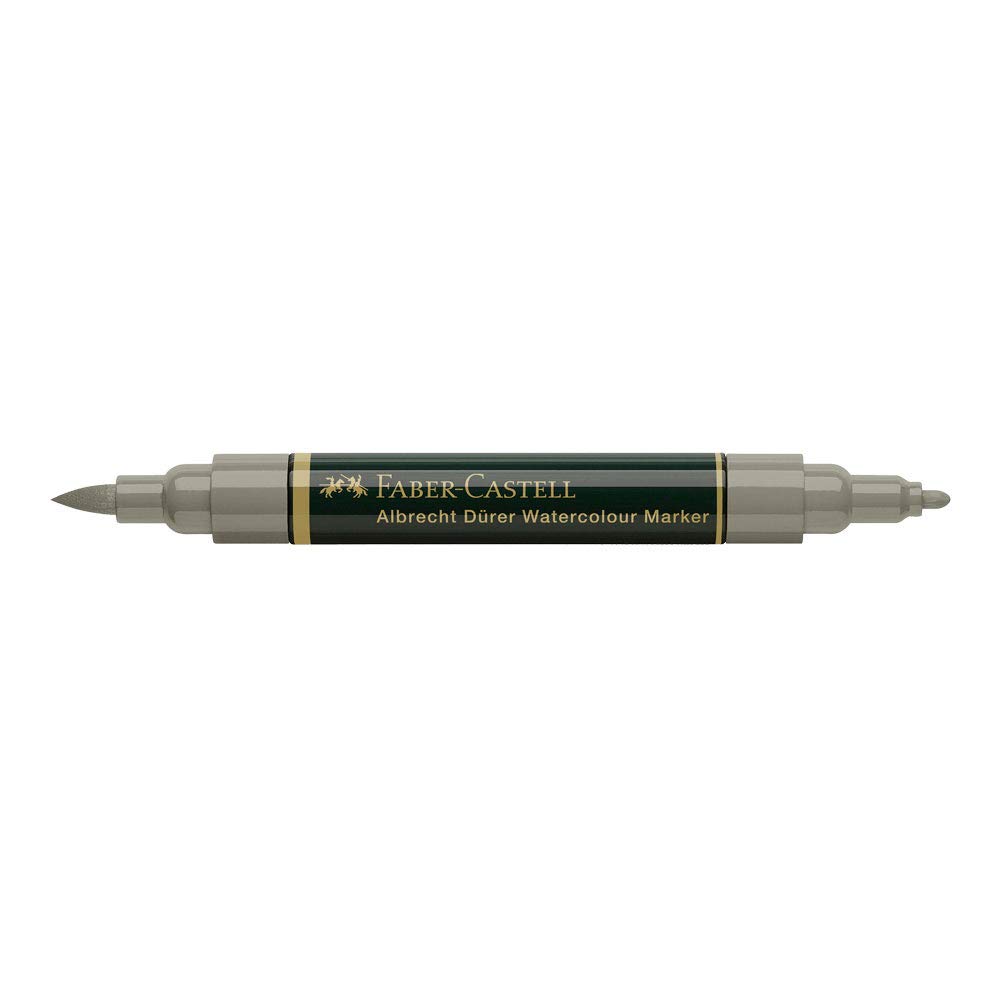Faber-Castell Albrecht Durer Marcador de Acuarela de Doble Punta, Gris (Warm Grey IV 273), 1-2 mm