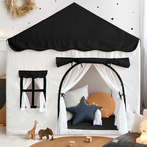 Kids Play Tent with Double Door Children's Castle Tents for...