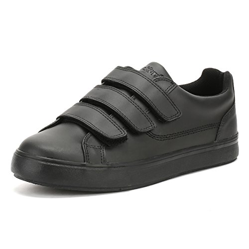 Kickers Tovni Trip baskets mixtes en cuir noir confortables