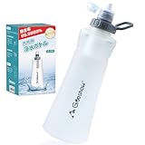 【2025進化モデル】Greeshow 浄水ボトル 携帯浄水器 折りたたみ 簡易濾過器 防災グッズ アウトドア 登山 キャンプ用品 災害用 サバイバル 軽量 コンパクト 防災士推奨 【日本正規品】 GS-286A