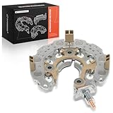 A-Premium Alternator Rectifier Compatible with Toyota Tacoma 2007-2013, Highlander 2007-2013, Sienna 2005-2006, 14V Rectifier, 12-35A Diodes, w/Aluminum Heat Sinks