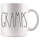 Gramps Mug | Gramps Rae Dunn Style Coffee Mug | Rae Dunn Inspired | Father's Day | Family Coffee Mug For Birthday Present For The Best Gramps Ever Coffee Cup 11oz