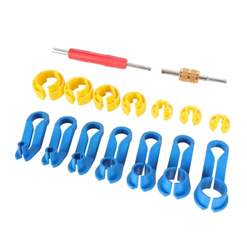 Mikinona 1set Cooler Line Removal Tool Automotive Line Disconnect Tool for Easy Access to Tight Spaces for Repair and Maintenance