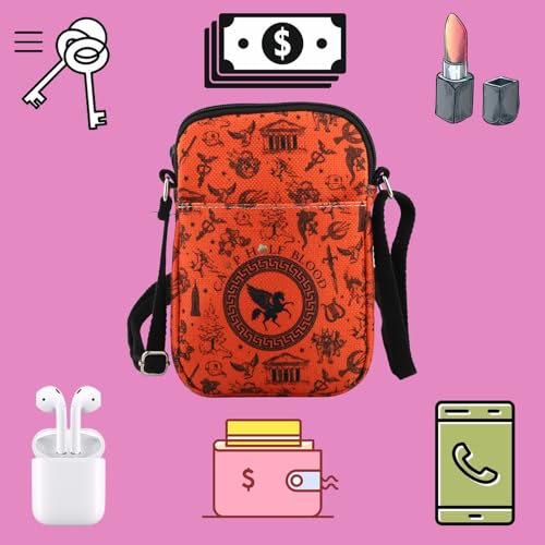 TSOTMO Greek Mythology Crossbody Bag Horse Inspired Book Lover Gift Bookish Gift for Women3