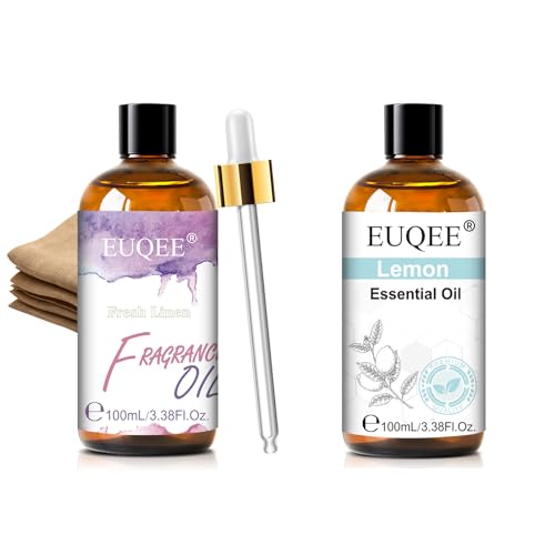 Aceite Esencial EUQEE Fresh Linen y Limón 3.38 Fl Oz