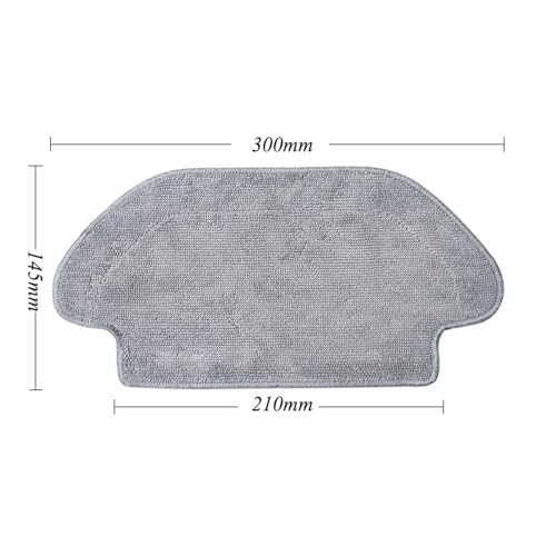 Kompatybilny z Xiaomi Mi Robot Vacuum-Mop Pro STYTJ02YM STYJ02YM Viomi V2 V3 SE Conga 3490 3690 Części zamienne Główna szczotka boczna Filtr Hepa Mop(Red)