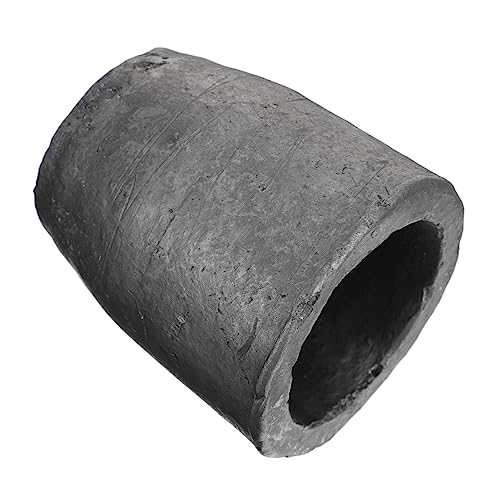 HOODANCOS Clay Crucible Clay Graphite Melting Gold Cup Silicon Carbide Graphite Crucible Metal Smelting Cup Black