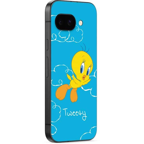 Skinit Decal Phone Skin Compatible with Google Pixel 9a - Officially Licensed Looney Tunes Tweety Bird Flying Design