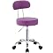 WOLTU Tabouret de Bureau Tabouret à roulettes avec Dossier,Chaise pivotante Chaise de Bureau Hauteur réglable,Noir WOLTU Tabouret de Bureau Tabouret à roulettes avec Dossier,Chaise pivotante Chaise de Bureau Hauteur réglable,Noir