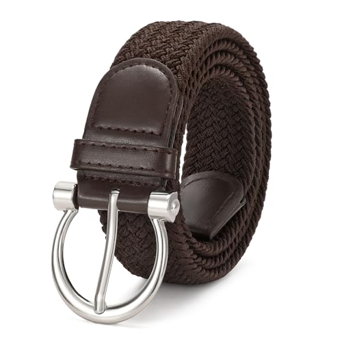 Golf Belts for Men, Nylon Web Braided Stretch Belt, 1.38