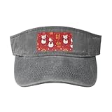 regalo di natale stampa pupazzo di neve cappello vintage regolabile lavato baseball caps uomo donna classico moda casual cappello, grigio, taglia unica