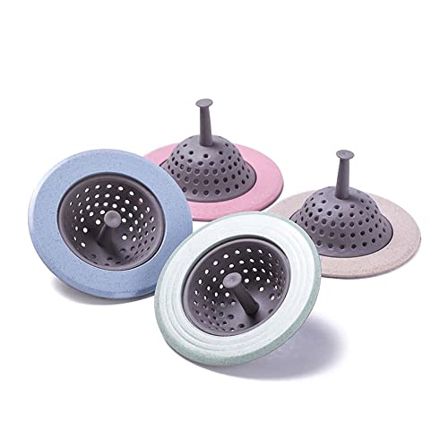 Colador para fregadero y bañera de silicona beige miniatura 6