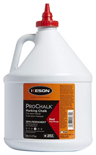 Keson Ultra Fine Red Marking Chalk 5lb Bottle