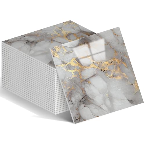 WAPANE Peel and Stick Tile Shower Waterproof Marble Tiles Wall