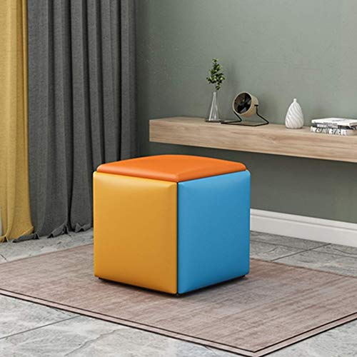 Tabouret de canapé en cuir pour optimiser l'espace du salon moderne - 5