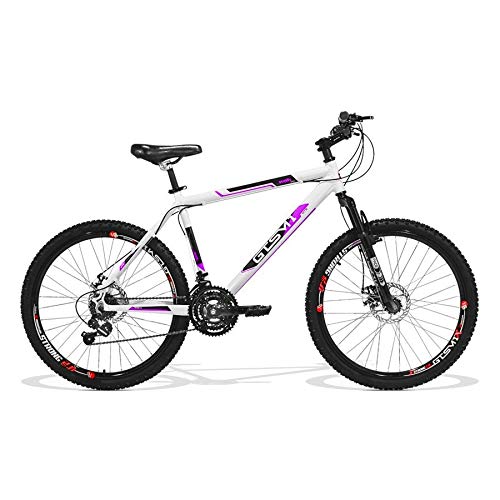 Bicicleta Feminina GTS Aro 26 Freio a Disco Câmbio Traseiro Shimano 21 Marchas e Amortecedor | GTS M