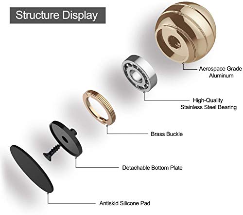 Kinetic Desk Toys, Desktop Motion Toys, Full Body Optical Illusion Fidget Spinner Ball, Gifts for Men,Women, & Kids Pressure Reduction Toys Gifts