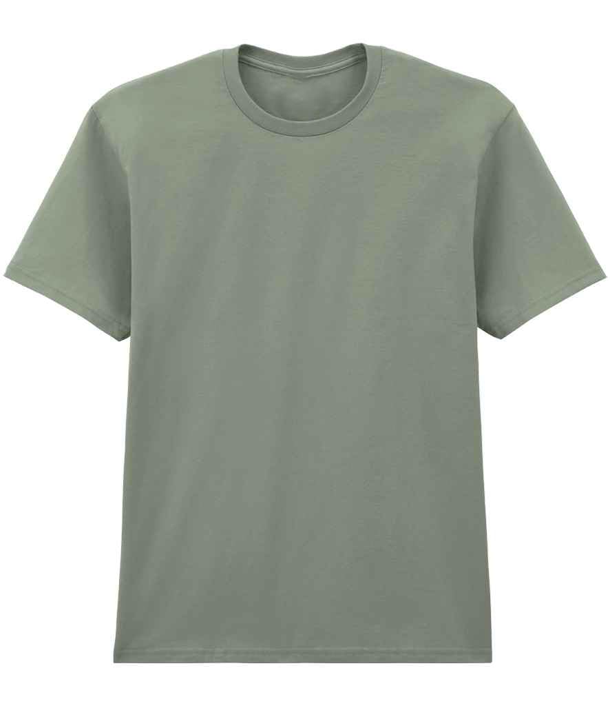 Coozo Men's Sage Regular Fit Crew Neck Softstyle Midweight T-Shirt - L