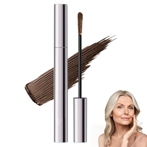 Mascara for Older Women,Brown Lash for Mature Women with Thinning Lashes,Mascara for Sensitive Eyes and Aging Lashes,Waterproof Masca/ra for Seniors,Tubing Mascar/a,Sensitive Mascar/a