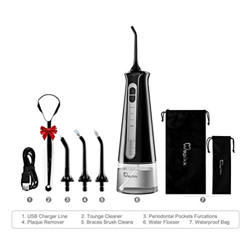 image for Wepikk Cordless Water Flosser, Water Pick for Teeth Cleaner Profession
