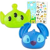Disney Squishy Spielzeug für Kinder – Bündel mit Stich und Spielzeuggeschichte, Alien-Stressbälle plus Aufkleber, mehr | Disney Squishy Fidget Spielzeug für Jungen, Mädchen