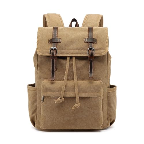 Sac à dos à bandoulière en toile léger style sling multipoche