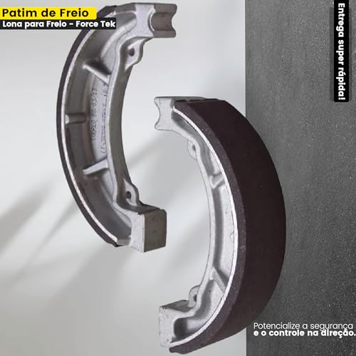 Lona Patins Freio Traseiro Patim Moto Cg Titan 2000 Ks Es 0,25