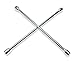 Westward 2HLB1 Lug Nut Wrench, 4 Way, L 20 In