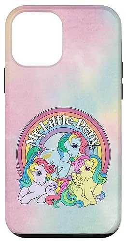 Coque iPhone 12 mini My Little Pony Retro Rainbow, cadeau nostalgie