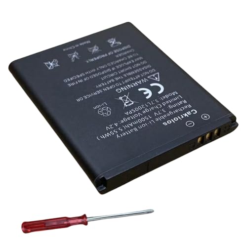 Cakriolos Ti 84 Plus Ce Replacement Battery for Texas Instruments Ti-84 Plus CE TI-nspire CX II and TI-nspire CX II CAS Battery 3.7L1200SPA 3.7L12005SPA 1500mAh