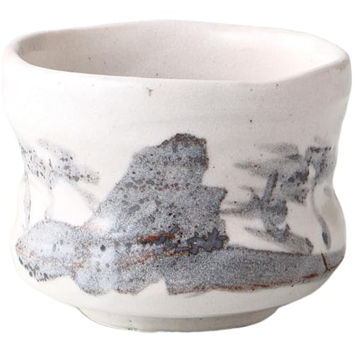 エールネット(Ale-net) 抹茶碗 W11×D11×H8cm 白志野抹茶碗 抹茶茶碗 茶道 茶道具 陶器 美濃焼 日本製